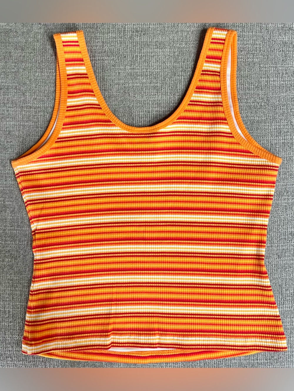 Nike Ribbed Striped Tank Top - Picture 3 of 5